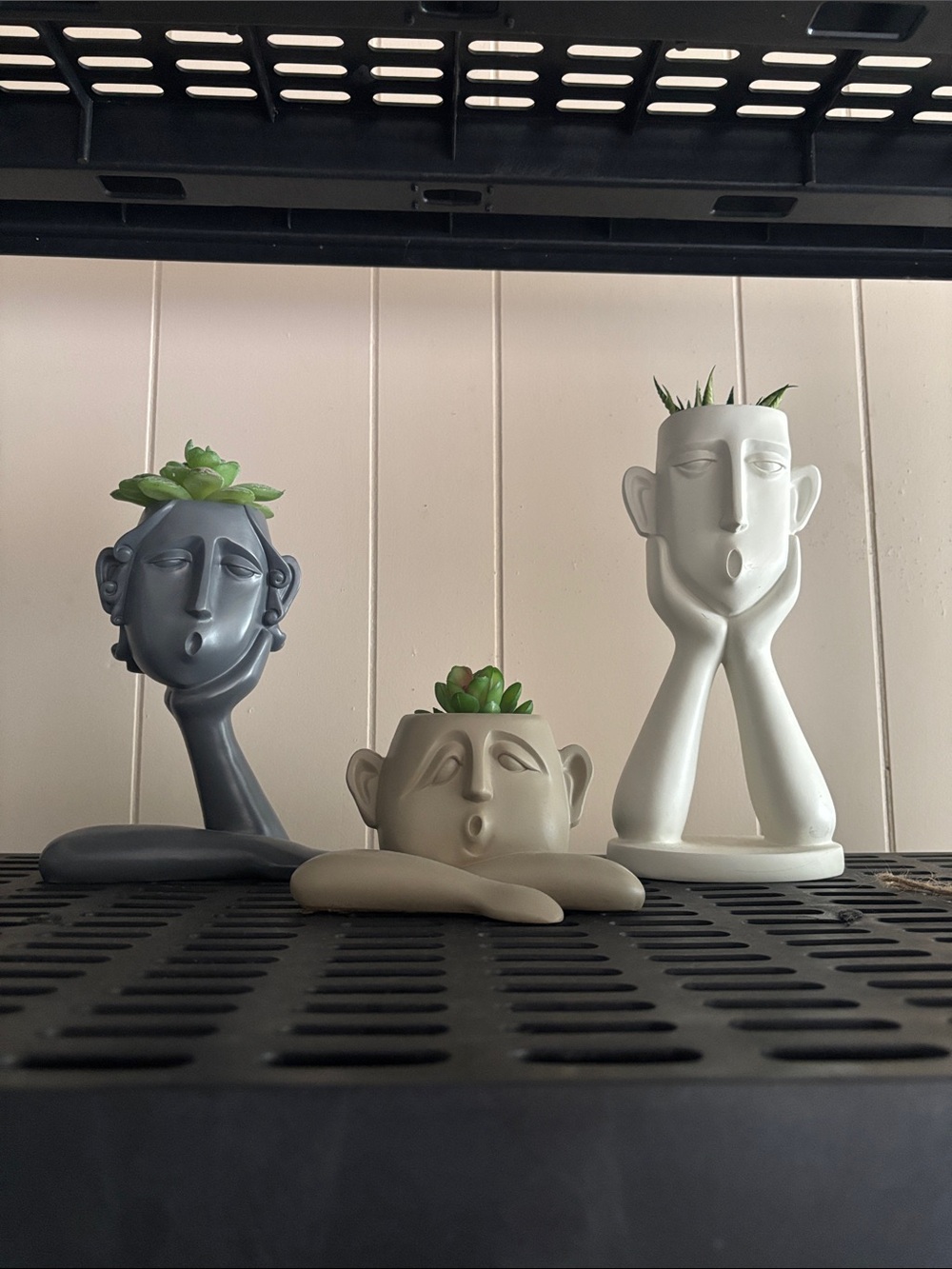 Fake plant trio